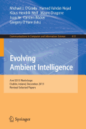 Evolving Ambient Intelligence: AmI 2013 Workshops, Dublin, Ireland, December 3-5, 2013. Revised Selected Papers