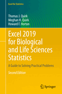 Excel 2019 for Biological and Life Sciences Statistics: A Guide to Solving Practical Problems