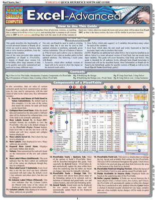 Excel Advanced Laminated Reference Guides - Hauer, Joe (Producer)