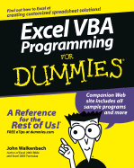 Excel VBA Programming for Dummies
