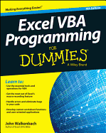 Excel VBA Programming for Dummies