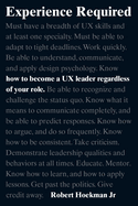 Experience Required: How to Become a UX Leader Regardless of Your Role