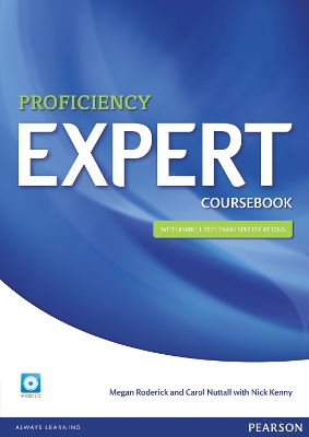 Expert Proficiency Coursebook and Audio CD Pack - Roderick, Megan, and Nuttall, Carol, and Kenny, Nick