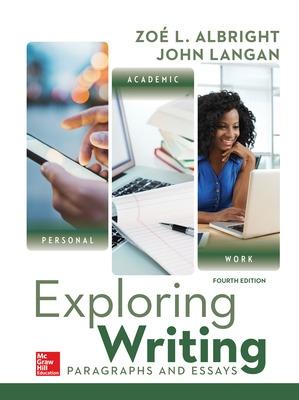 Exploring Writing: Paragraphs and Essays - Langan, John, and Albright, Zoe L