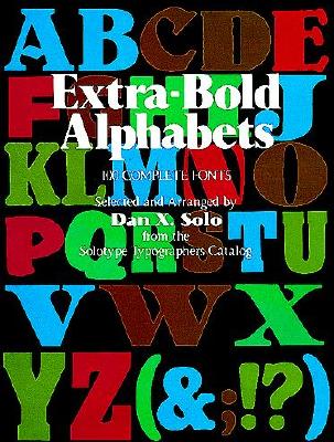 Extra-Bold Alphabets - Solo, Dan X