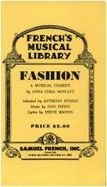 Fashion: A Musical Comedy