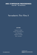 Ferroelectric Thin Films X: Volume 688