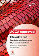 FIA Foundations in Audit (International) FAU INT: Interactive Text