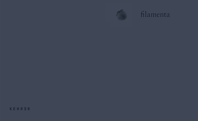 Filamenta - K49814 (Text by), and Keller, Delia (Text by), and Reiter, Nicola (Designer)