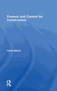 Finance and Control for Construction