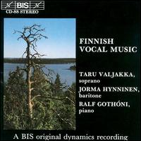 Finnish Vocal Music - Jorma Hynninen (baritone); Ralf Goth�ni (piano); Taru Valjakka (soprano)