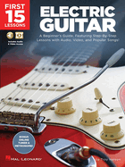 First 15 Lessons - Electric Guitar - A Beginner's Guide Book/Online Media
