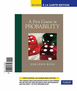 First Course in Probability, A, Books a la Carte Edition