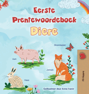 First Picture Dictionary - Animals (Afrikaans Children's Book)