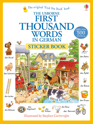 First Thousand Words in German Sticker Book - Amery, Heather