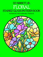 Floral Stained Glass Pattern Book