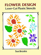 Flower Design Laser-Cut Plastic Stencils
