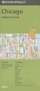 Folded Map Chicago & Vicinity Regional Il