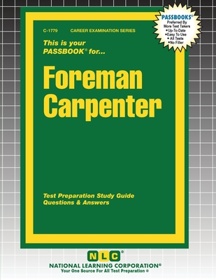 Foreman Carpenter - Passbooks (Compiled by)