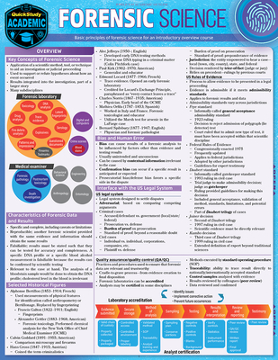 Forensic Science: A Quickstudy Laminated Reference Guide - Bell, Suzanne, PhD
