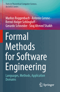 Formal Methods for Software Engineering: Languages, Methods, Application Domains