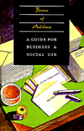Forms of Address: A Guide for Business and Social Use