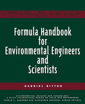 Formula Handbook for Environmental Engineers and Scientists - Bitton, Gabriel