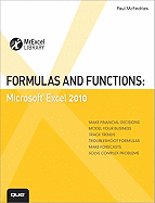 Formulas and Functions: Microsoft Excel 2010