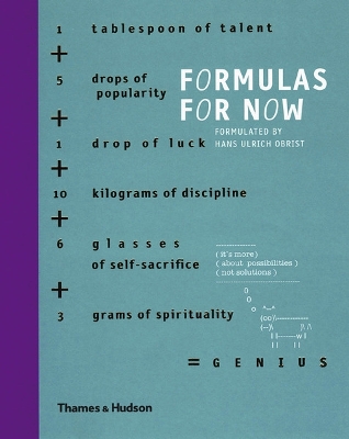 Formulas for Now - Obrist, Hans Ulrich (Editor)