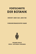 Fortschritte Der Botanik