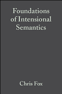Foundations of Intensional Semantics