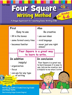 Four Square: Writing Method Grades 4-6 W/Enhanced CD: A Unique Approach to Teaching Basic Writing Skills - Various (Composer)