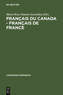 Fran?ais du Canada - Fran?ais de France