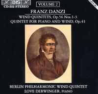 Franz Danzi: Wind Quintets, Vol. 2 - Love Derwinger (piano)