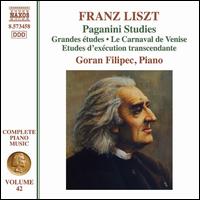 Franz Liszt: Paganini Studies - Goran Filipec (piano)