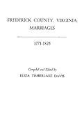 Frederick County, Virginia, Marriages, 1771-1825
