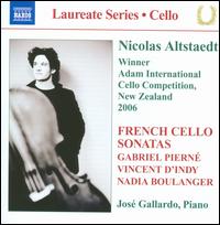 French Cello Sonatas - Jos� Gallardo (piano); Nicolas Altstaedt (cello)