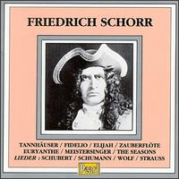 Friedrich Schorr - Emmy Bettendorf (soprano); Friedrich Schorr (baritone)