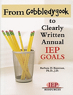 From Gobbledygook to Clearly Written Annual IEP Goals