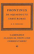 Frontinus: De Aquaeductu Urbis Romae