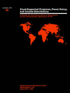 Fund-Supported Programs, Fiscal Policy, and Income Distribution: A Study