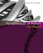 Fundamentals of Python: First Programs