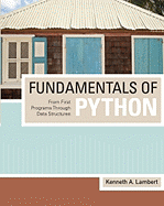 Fundamentals of Python: From First Programs Through Data Structures