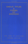 Gaelic Titles and Forms of Address