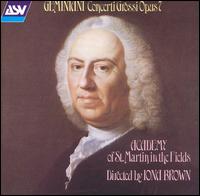 Geminiani: Concerti Grossi, Op. 7 - Denis Vigay (cello); Ian Watson (harpsichord); Iona Brown (violin); Malcolm Latchem (violin); Stephen Shingles (viola);...