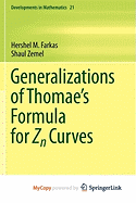 Generalizations of Thomae's Formula for Zn Curves