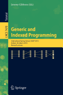 Generic and Indexed Programming