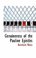 Genuineness of the Pauline Epistles