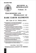 Geochemistry & Mineralogy of Rare Earth Elements