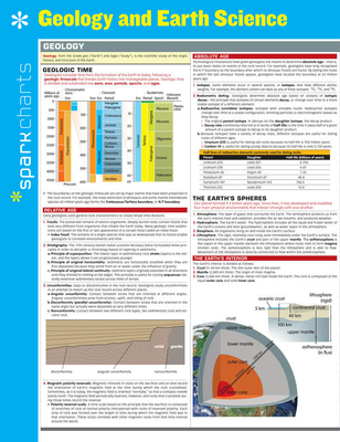Geology and Earth Science Sparkcharts - Sparknotes